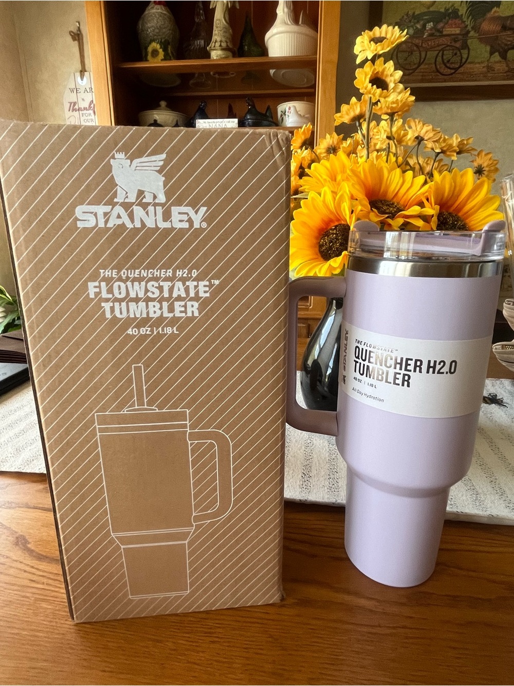 Stanley Lavender Quencher H2.0 FlowState Tumbler with Handle